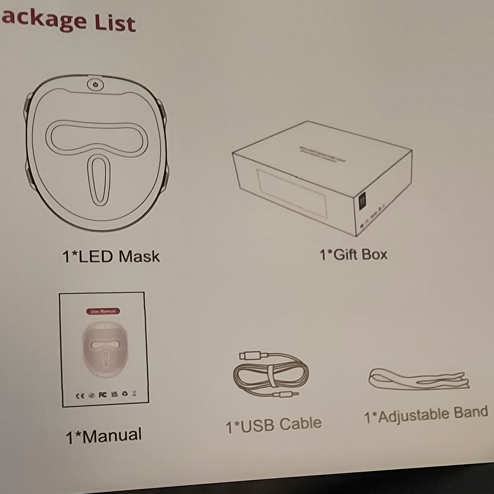 7 In 1 Cordless Light Mask - Picture 5 of 8
